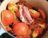 夏カレー！トマトとスペアリブの無水カレー作り方3写真