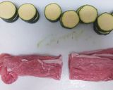 ズッキーニの肉巻きフライ作り方1写真