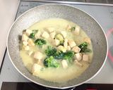 チキンマカロニ＆ブロッコリーグラタン作り方2写真