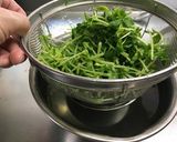 豆苗の練りゴマ和え作り方4写真