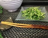 豆苗の練りゴマ和え作り方6写真