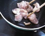 とろ玉と焼き鳥の親子丼作り方2写真