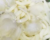 冷やしうどん●納豆＆ゴーヤー添え作り方2写真