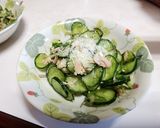 ツナとキュウリのバジルあえ作り方4写真