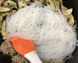 甜麺醤で簡単ナスピーマン入り麻婆春雨！作り方7写真