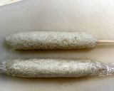 ご飯のバラ肉巻き ツマミでも軽食でも作り方1写真