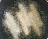 シンプル☆餃子の皮で海苔チーズ揚げ作り方3写真