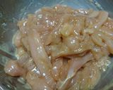 鶏胸肉を使用!肉がほぐれてる青椒肉絲作り方2写真