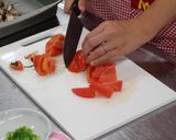 とろとろふんわり☆卵とトマトの中華風炒め作り方1写真