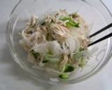 鶏ささみと新玉ネギのわさびマヨサラダ♪作り方5写真
