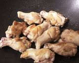 炭酸水de手羽元の甘辛煮作り方3写真