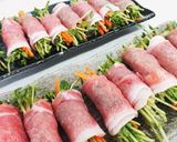 豆苗と人参の豚ロース巻き❤️作り方4写真