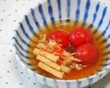 プチトマトの出汁びたし♪生姜が香る♪作り方6写真