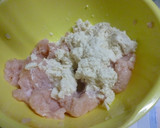 むね肉と枝豆たっぷり！和風ハンバーグ♪作り方5写真