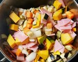 野菜たっぷり☆簡単ミルクスープ作り方1写真