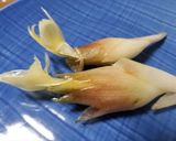 霜降りシメジ、わかめ、茗荷のお吸い物＾＾作り方2写真
