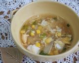 コーンと卵の中華スープ♪作り方6写真