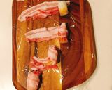トースターで簡単！チーズちくわ豚バラ巻き作り方4写真