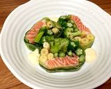 簡単 綺麗なサーモンと夏野菜のテリーヌ作り方14写真