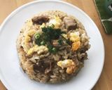 手作り煮豚と煮汁でチャーハン！作り方3写真