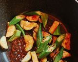 簡単！茄子とオクラの生姜焼き作り方5写真