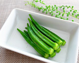お弁当に★ちくわのオクラ詰め作り方1写真