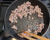 厚揚げの肉味噌あんかけ◀◀めんつゆで簡単作り方3写真