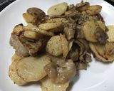 山芋と豚バラ炒め　麺つゆで簡単美味しい作り方5写真