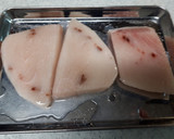 かじきまぐろの野菜たっぷり生姜焼き作り方1写真