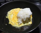 目玉焼きのチャーハン作り方3写真