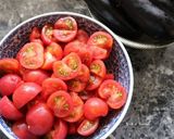 ナスとトマトの無水カレー❤️夏野菜消費に作り方1写真