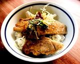 簡単!ははつゆだけでさっぱりトンテキ丼作り方4写真