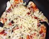 フライパンで簡単！ナスのチーズ焼き作り方3写真