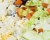 バターで炒める★玉子レタスチャーハン作り方4写真