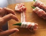 お弁当用★★オクラの豚バラ巻き★★作り方1写真