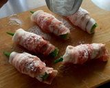 お弁当用★★オクラの豚バラ巻き★★作り方3写真