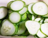 簡単♪オクラとキュウリの中華サラダ作り方1写真