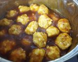 ◆ヘルシー鶏肉団子の甘酢あん♪作り方5写真