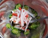 超簡単！胡瓜とカニカマの胡麻酢和え作り方3写真
