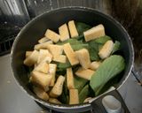 鍋でたった5分！小松菜と油揚げの煮物作り方3写真