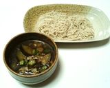 豚こま・水ナス・オクラのせいろ蕎麦作り方5写真