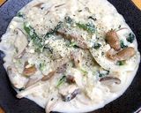 もち麦ごはんで☆きのこリゾット作り方6写真