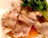 簡単おかず!豚しゃぶサラダ☆わさびポン酢作り方4写真