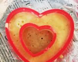 HMで簡単★2色ハートホットケーキ♡作り方3写真
