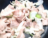 豚バラと玉ねぎだけ♫簡単生姜焼き作り方1写真