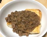 豆腐が主菜！肉味噌焼き豆腐作り方10写真