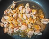 砂肝(砂ずり)のかき醤油ドレッシング炒め作り方4写真