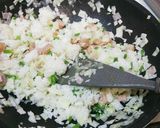 朝食にも！焼き肉のタレチャーハン作り方2写真