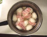 ほくほく♪かぶとベーコンの超簡単煮物作り方3写真
