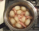 ほくほく♪かぶとベーコンの超簡単煮物作り方4写真